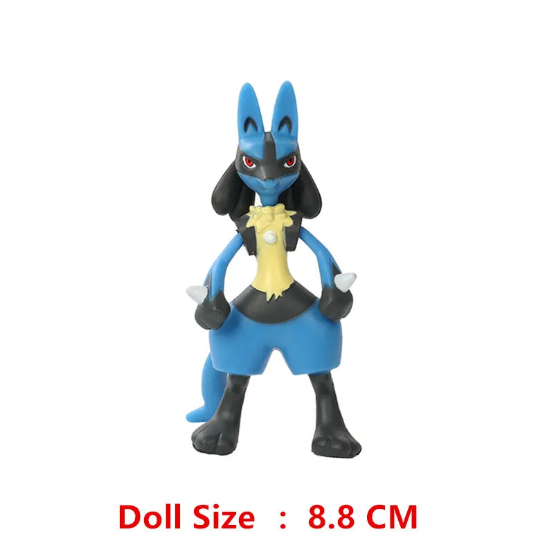 Pokemon 4-13Cm New Cartoons Movie Anime Figure Pikachu Mewtwo Charmander Blastoise Gurado Pet Action Model Toy Gifts