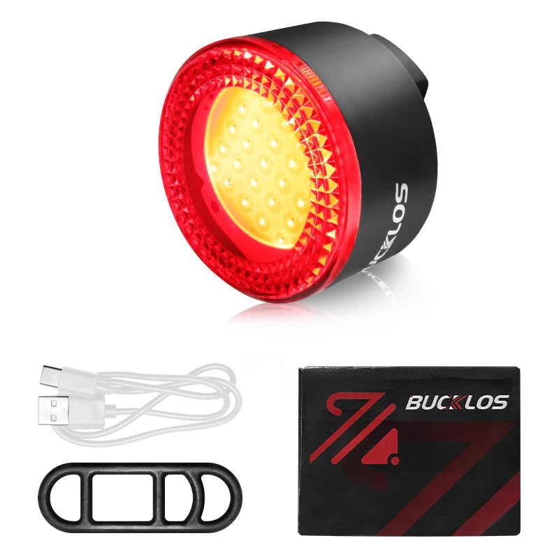 COB Bike Taillights Headlight USB Rechargeable Bicycle Safety Warning Light MTB LED Front Rear Lantern Cycling Lamp Set