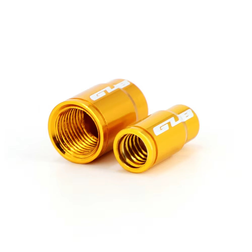 2Pcs  Aluminum CNC Bicycle Tire Valve Cap MTB Road Bike Tube Tyre Gas Nozzle Cover for AV FV Schrader Presta Valve Dustproof