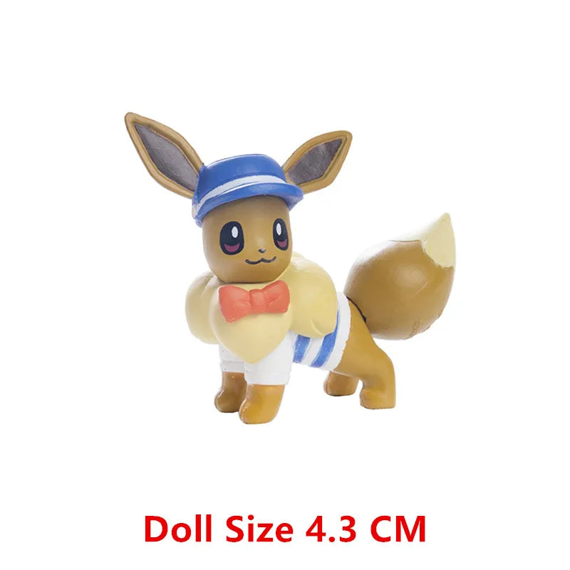Pokemon 4-13Cm New Cartoons Movie Anime Figure Pikachu Mewtwo Charmander Blastoise Gurado Pet Action Model Toy Gifts