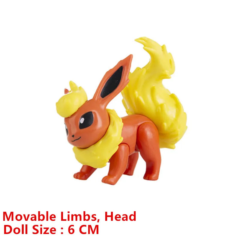 Pokemon 4-13Cm New Cartoons Movie Anime Figure Pikachu Mewtwo Charmander Blastoise Gurado Pet Action Model Toy Gifts