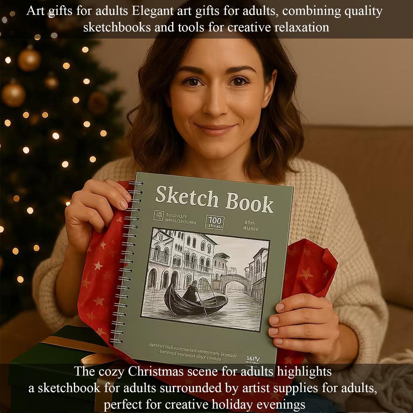 Small Sketch Book 5.5"X8.5", 2-Pack Mini Sketchbook, Spiral Bound Sketchbook Hardcover with 200 Sheets of 68Lb/100Gsm Mini Drawing Pad Paper, Small Sketch Pads for Drawing for Adults & Kids.