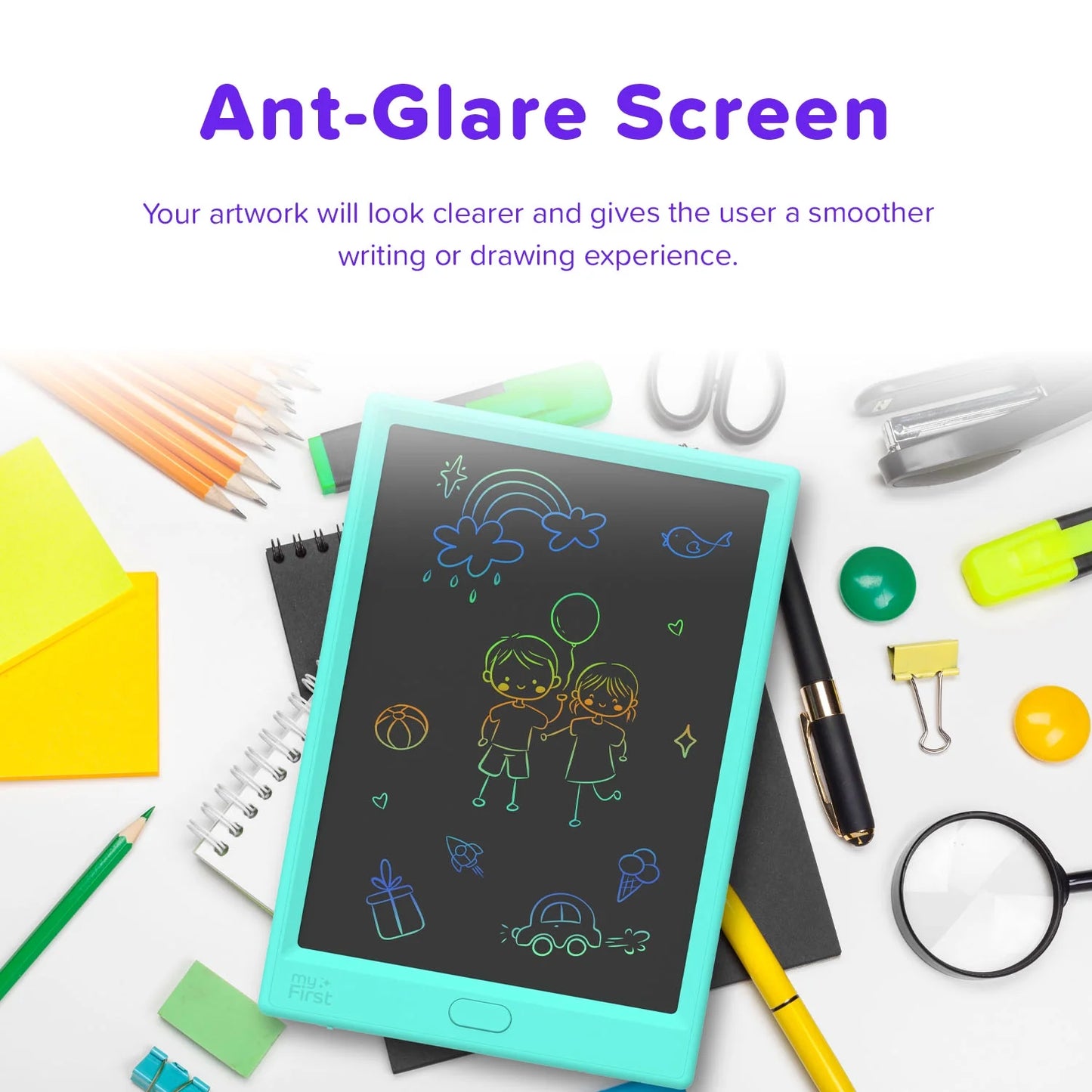 Sketch Pro Neo - LCD Writing Tablet, Doodle Board, Drawing Pad for Kids (Blue)